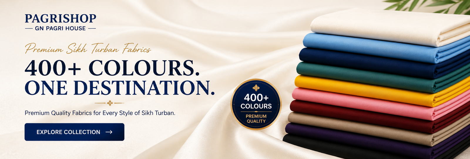 400+ Colours One Destination - Pagrishop Sikh Turbans