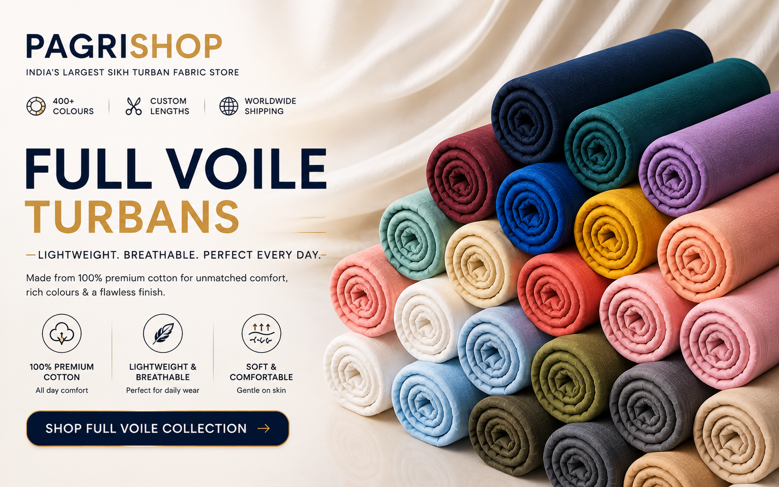 Full Voile Fabrics 